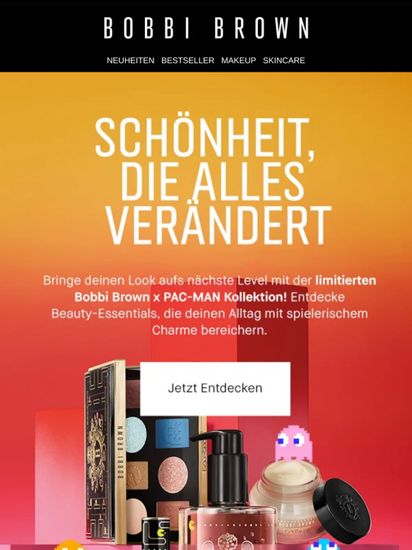Bring deinen Look aufs nächste Level mit der Bobbi Brown x PAC-MAN Kollektion✨
