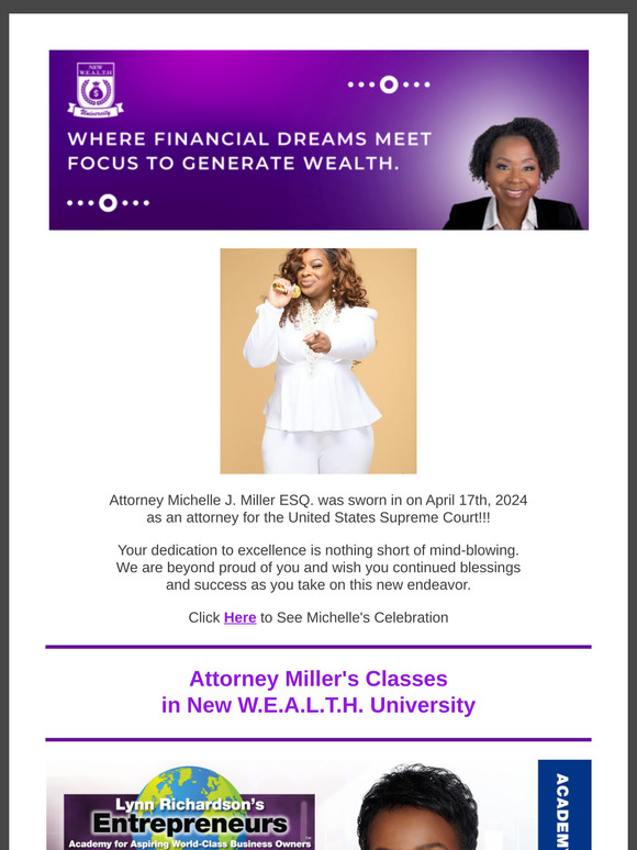 TRADEMARK AND COPYRIGHTS 101 with Atty. Michelle J Miller, Esq on Thursday, January 16th at 8pm EST / 7pm CST
