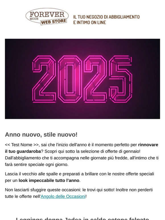 Nuovo anno ➡️ Nuove offerte