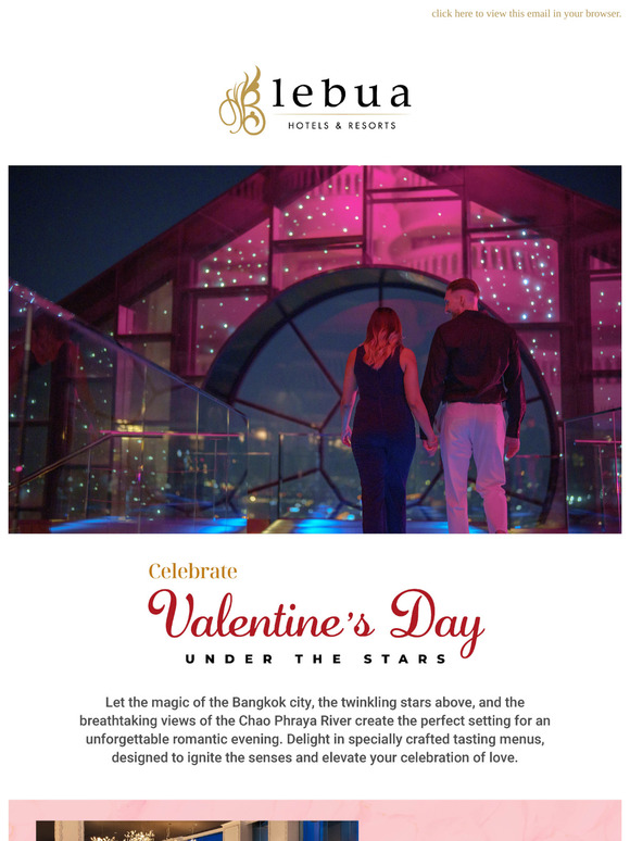 Celebrate Valentine’s Day Under the Stars at lebua