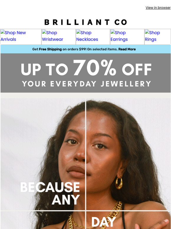 Everyday Jewellery You’ll Love – Up to 70% Off! 💍
