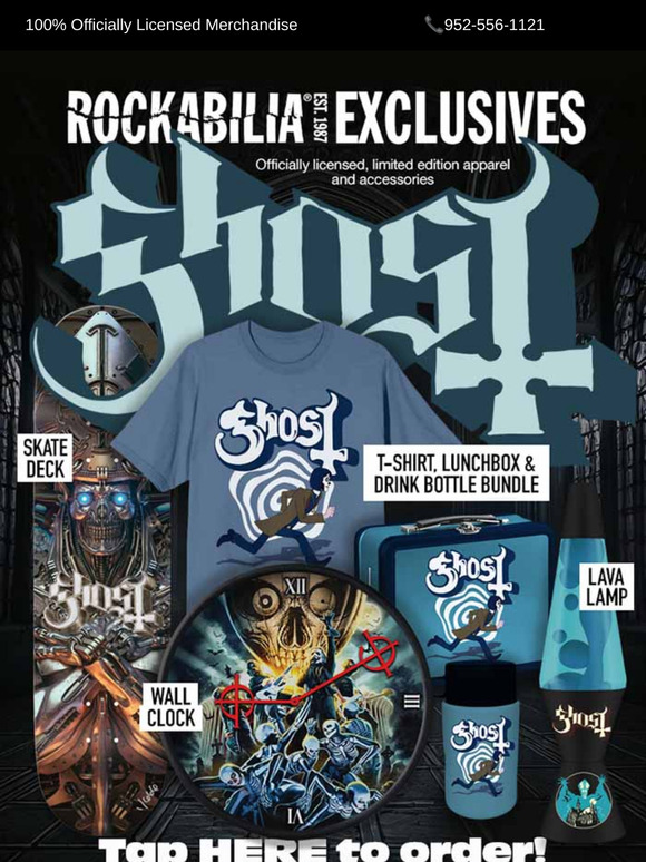 25% Off All GHOST Merch! 👻👻