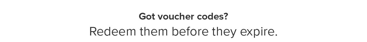 Got voucher code?