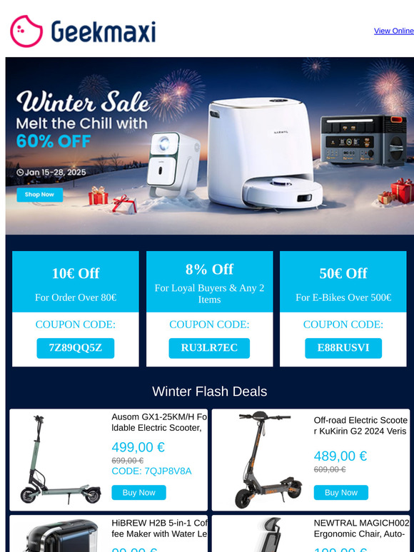 ❄️ Winter Sale 2025 with 60% OFF! 🛍️