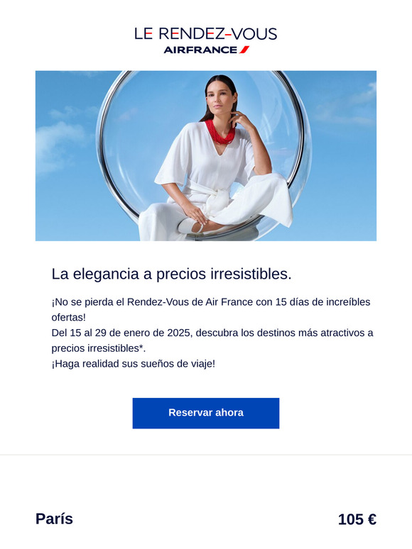 ¡No se pierda el Rendez-Vous de Air France!