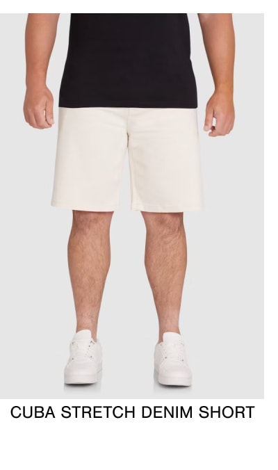 CUBA STRETCH DENIM SHORTS