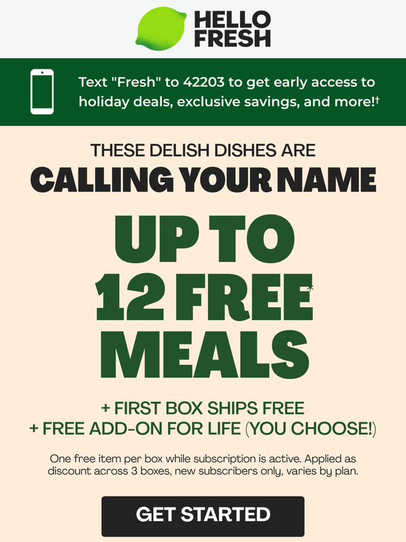 Exciting Update: Your Offer Now Includes Up To 12 Meals!