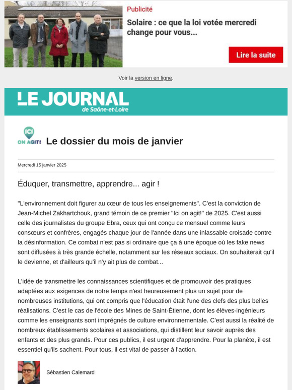 Ici on agit I L'éducation à l'environnement, une clef pour passer à l'action