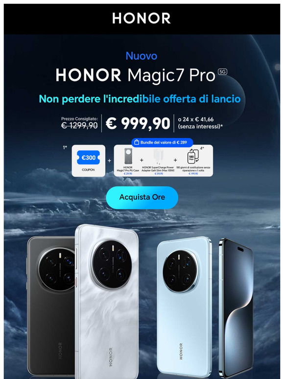 HONOR Magic7 Pro è finalmente arrivato!