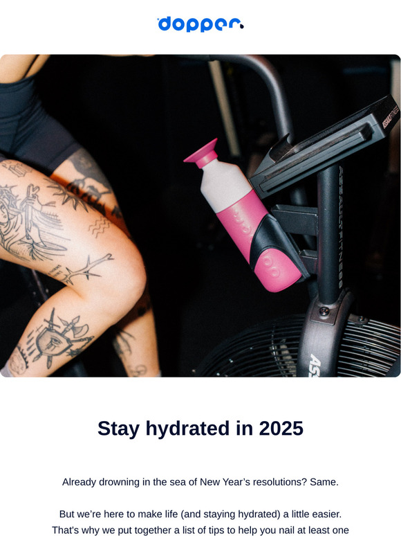 Start 2025 with this simple habit 💧