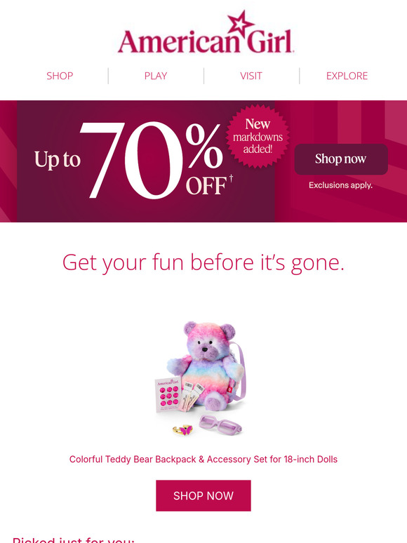 American girl doll coupons 2019 discount
