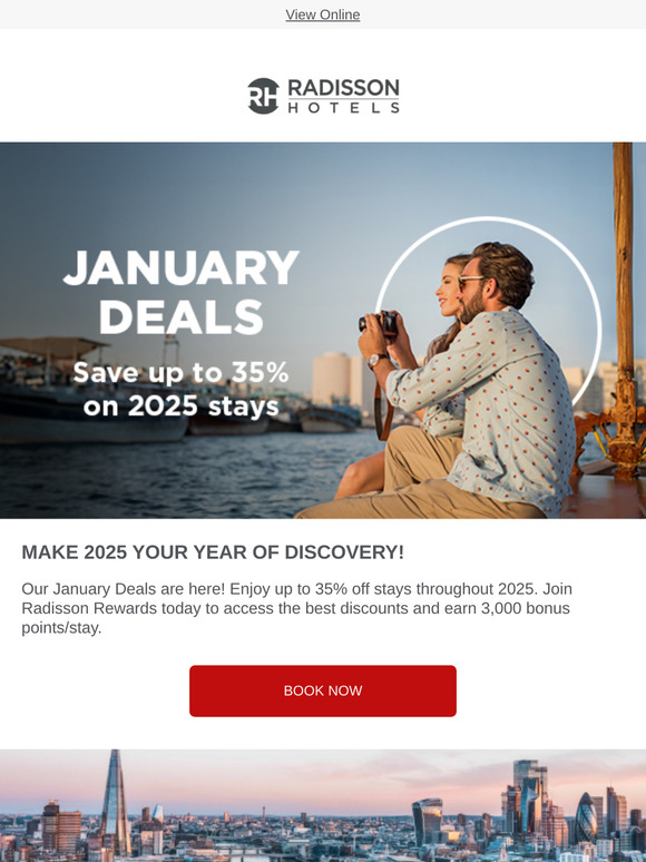 Up to 35% off. Our best January Deals!