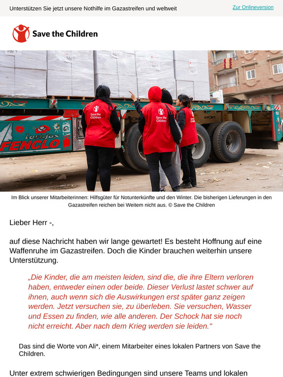 Endlich Hoffnung