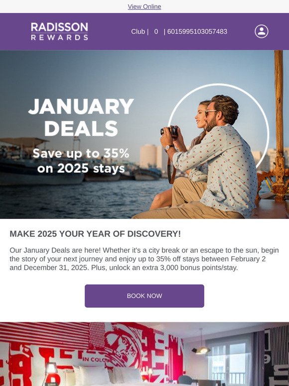 Up to 35% off. Our best January Deals!