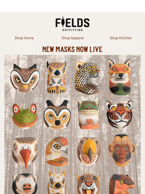 You Heard it Here First - New Masks, Mini Sculptures and Bookends Now Live
