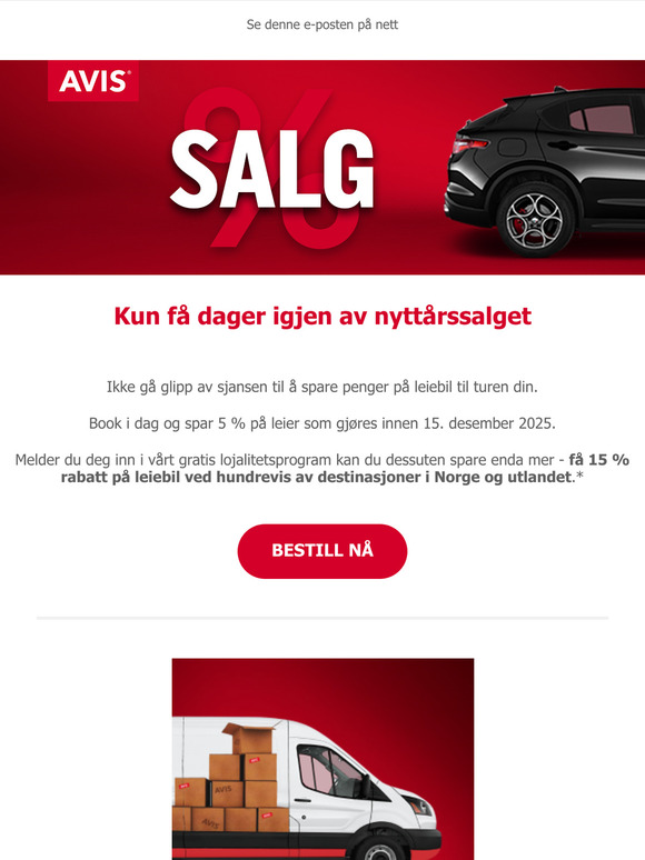 Kun få dager igjen av nyttårssalget