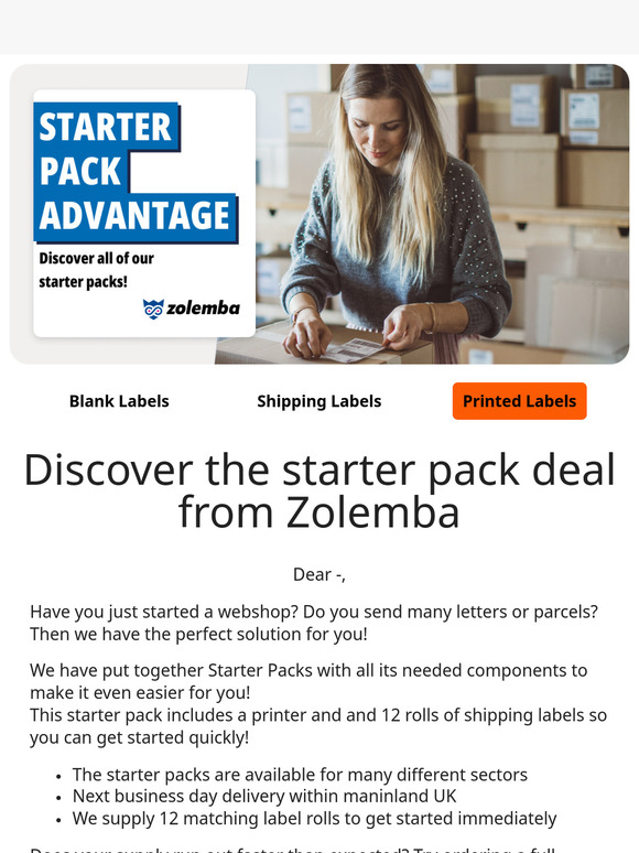 Your ultimate starter pack: convenience and value guaranteed