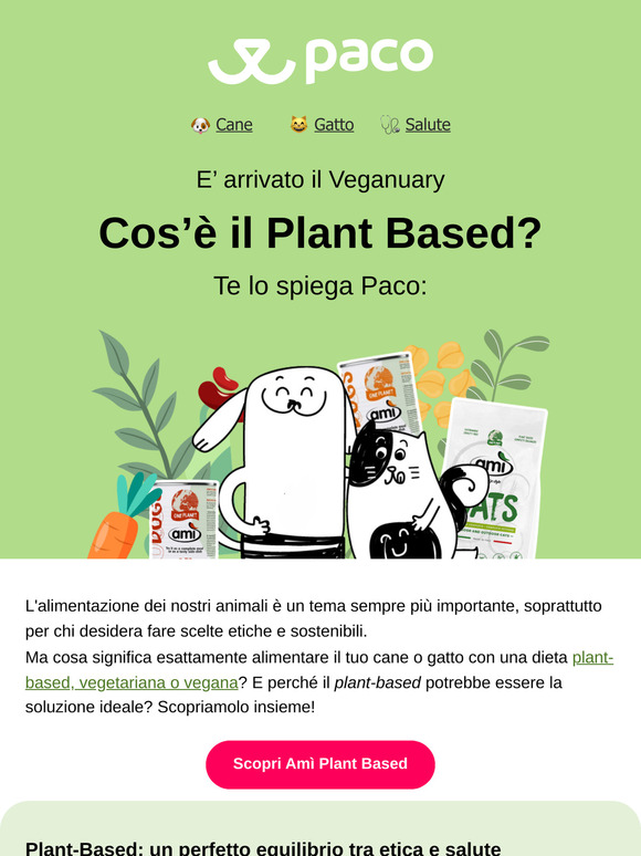 Plant Based per i tuoi Pets: scopri Amì  ✅