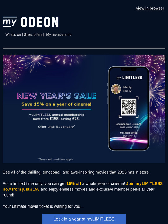 Get 15% off a year of myLIMITLESS 🤩