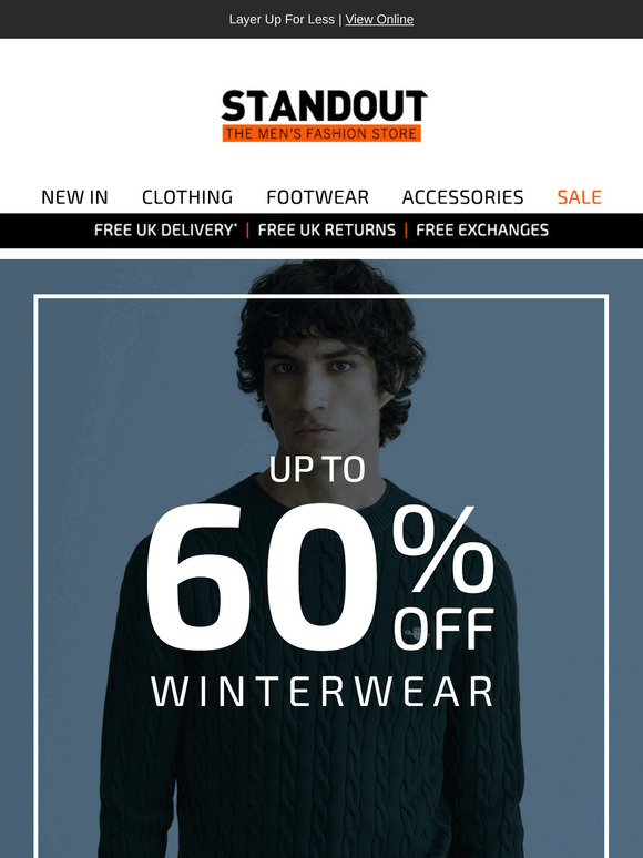 Up To 60% Off Winterwear ❄️