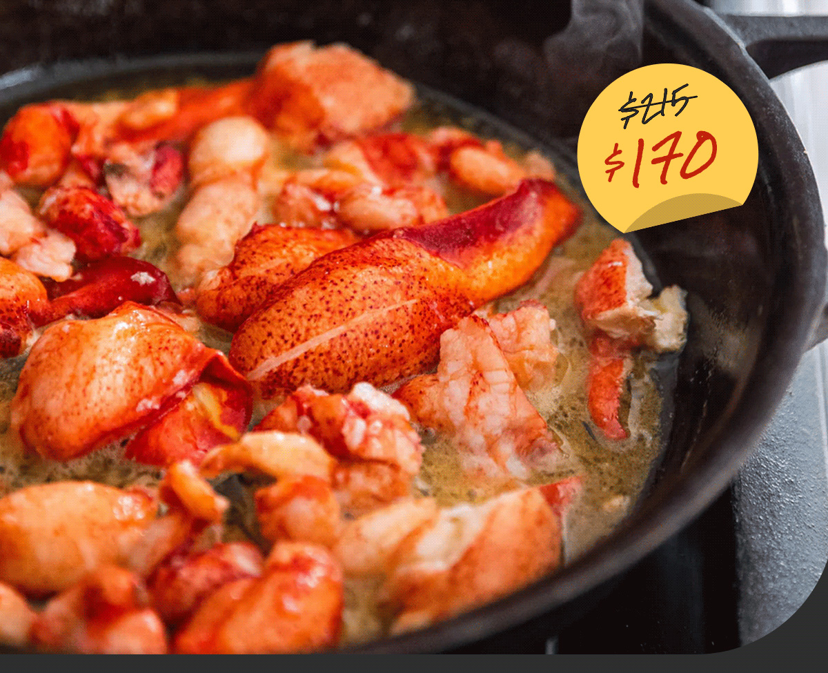 We're kicking off the weekend with a wicked deal on fresh lobster meat!  Act fast, this offer is only good for 24 hours.