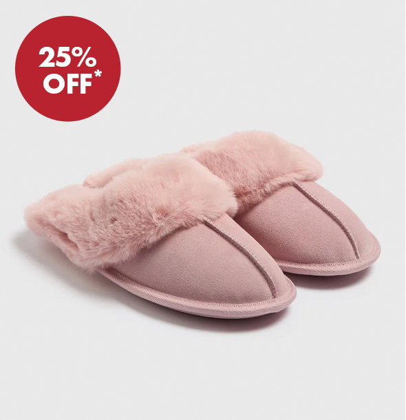 25% off slippers