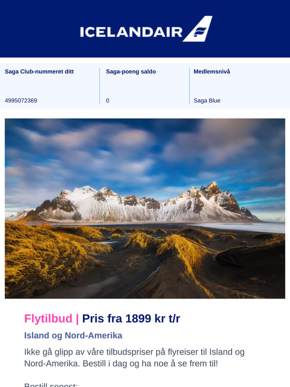Siste sjanse: Våre tilbudspriser på flyreiser til Nord-Amerika utløper snart