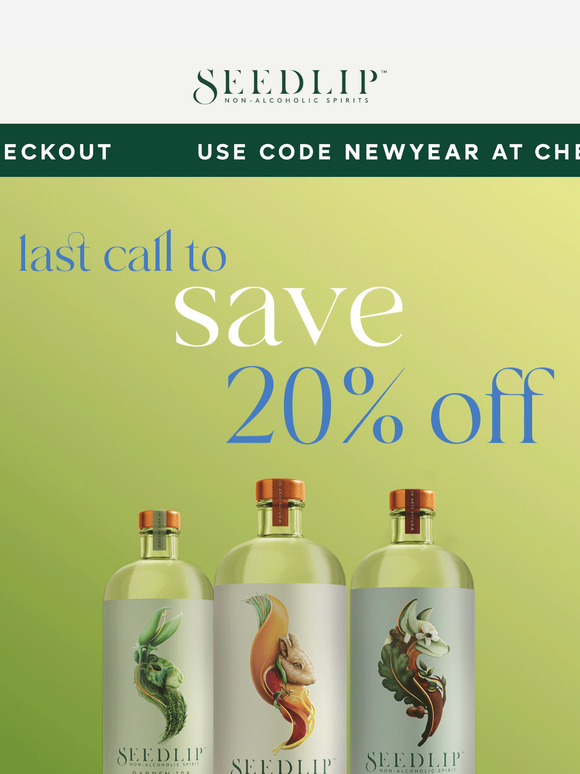 Last chance to save 20% off!