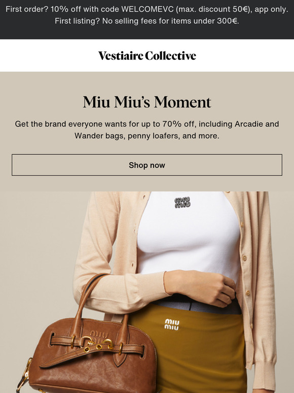 New Miu Miu Markdowns