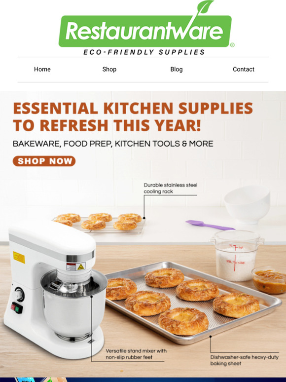 New Year, New Gear: Kitchen Supplies To Restock! 🛒