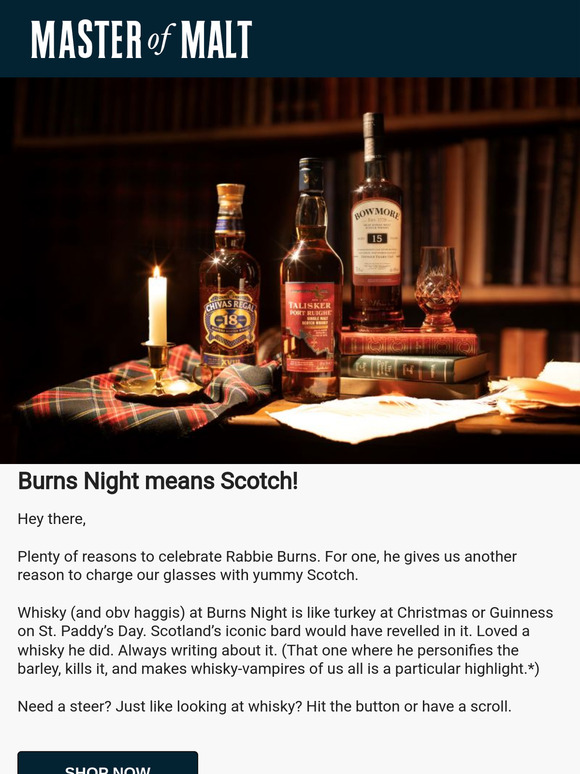 Burns Night is 25th Jan!