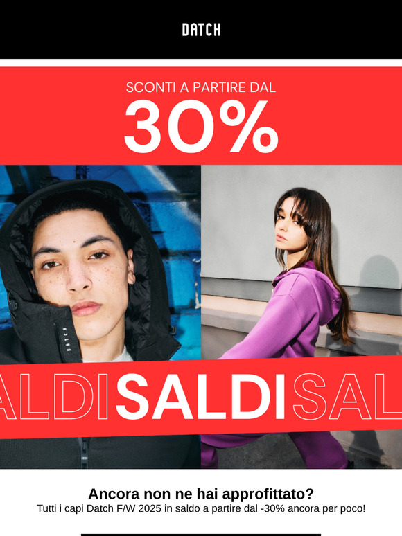 I tuoi capi preferiti a partire dal -30%