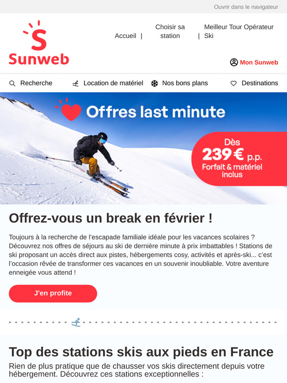 Un petit break au ski, on dit oui !