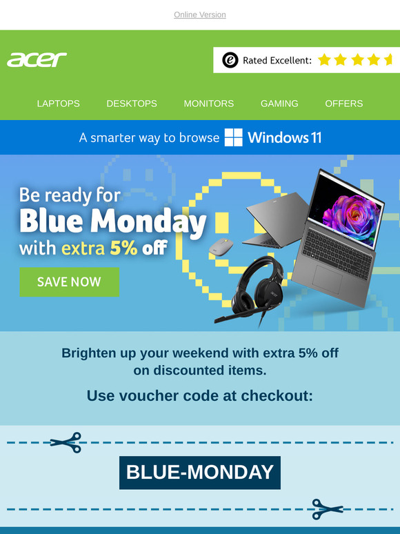 Winter sales made better with an extra 5% off – act fast!