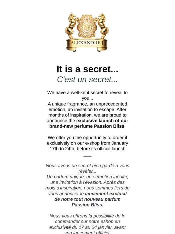 We have a secret...
