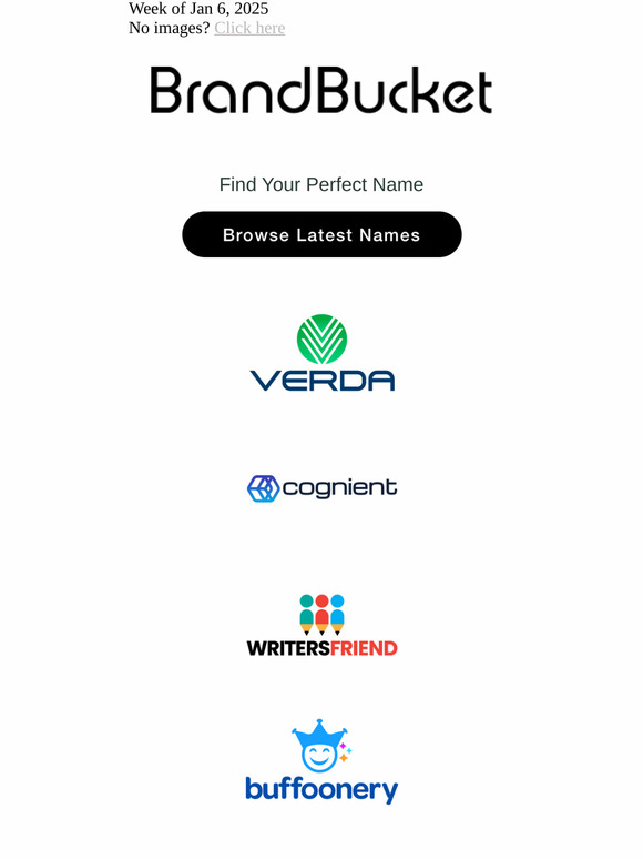 Your Weekly Digest of New Names