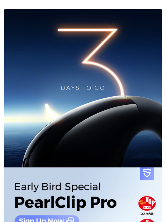 3 Days Until SoundPEATS PearlClip Pro Hits the Market