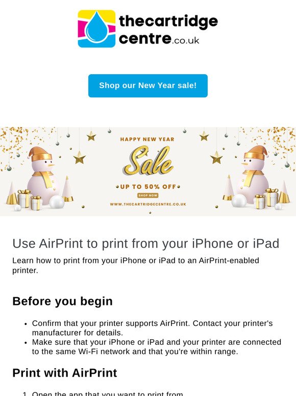 How to print from your iPhone or iPad