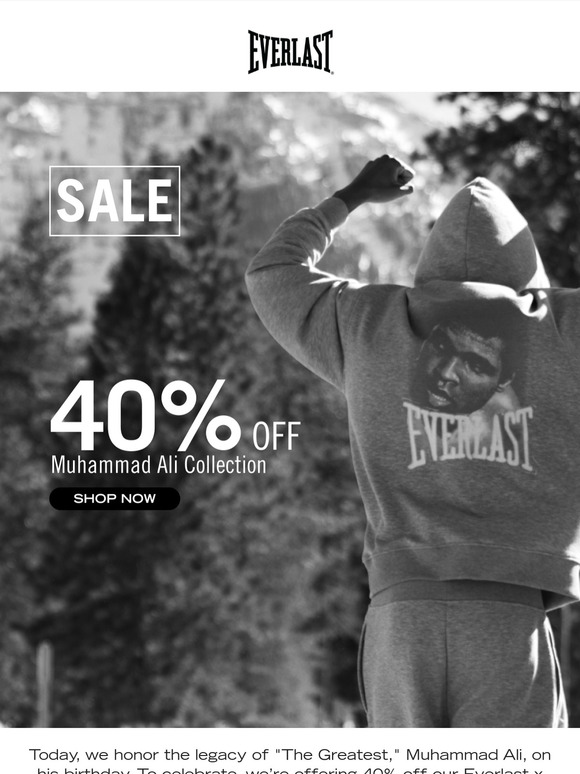 40% Off For The "GOAT" 🐐