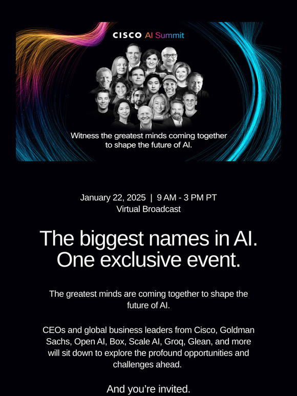 Join the Cisco AI Summit