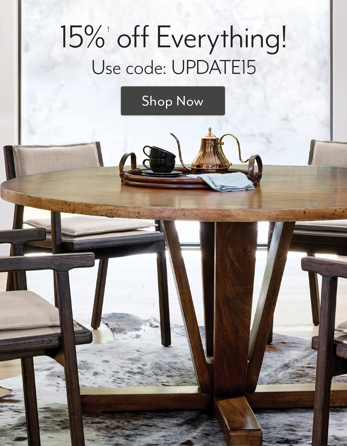 Save 15% on everything!