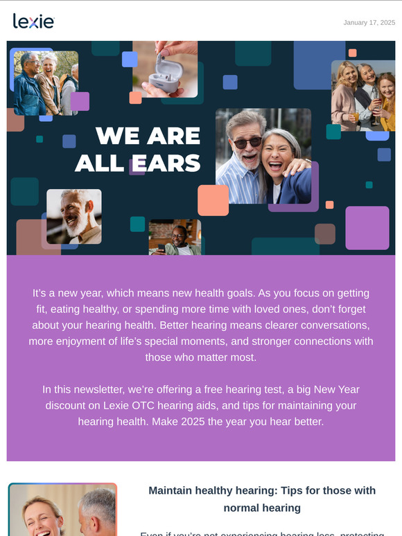A healthy 2025 starts with hearing