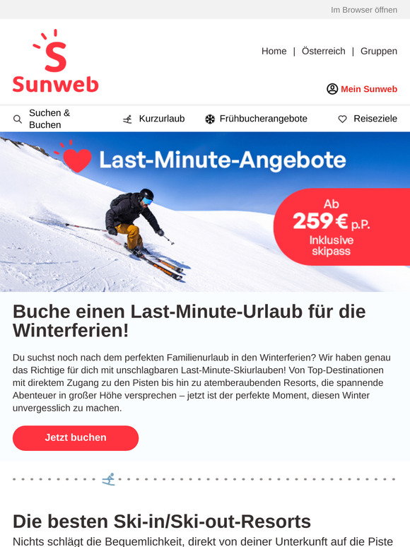 Die Winterferien rufen: