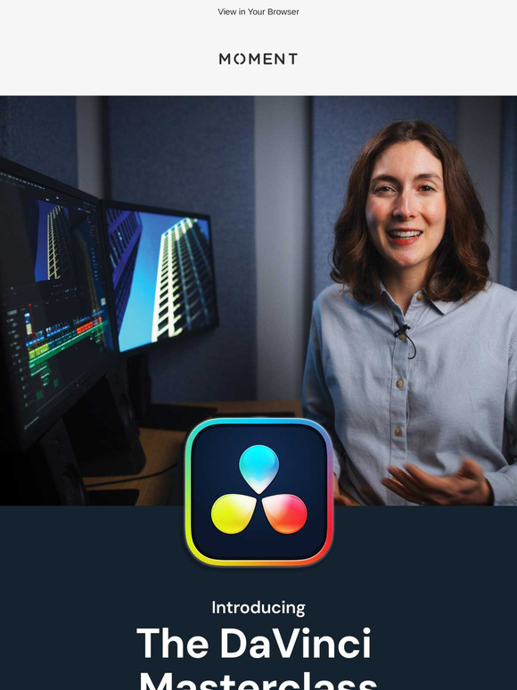 Introducing… The DaVinci Masterclass by Team2Films.
