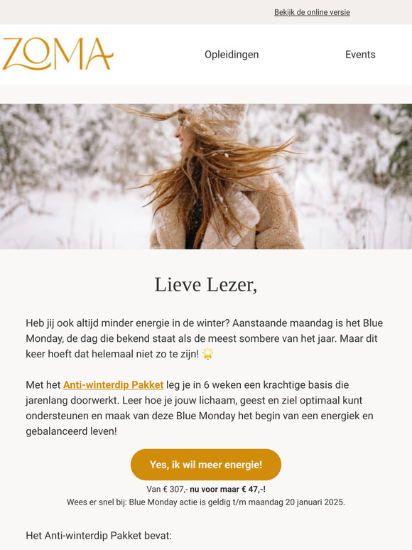 Ben jij klaar voor een energieke ommekeer?