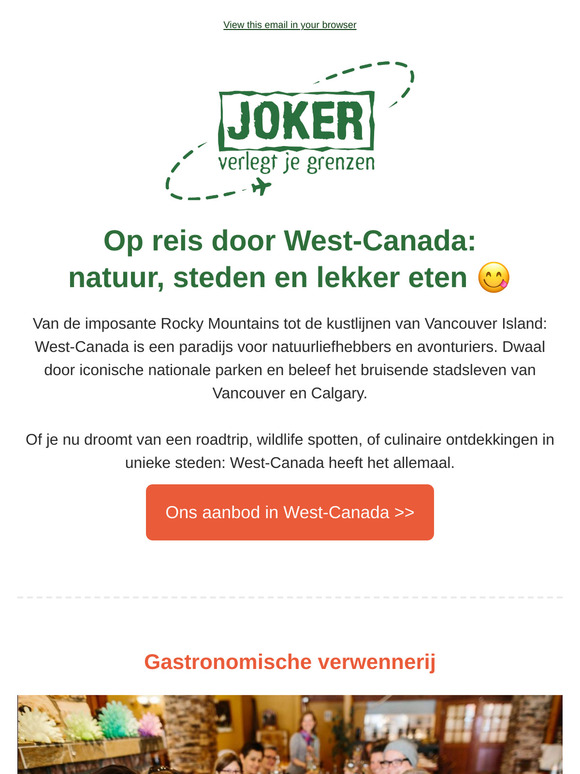 Op foodtour in West-Canada 😋