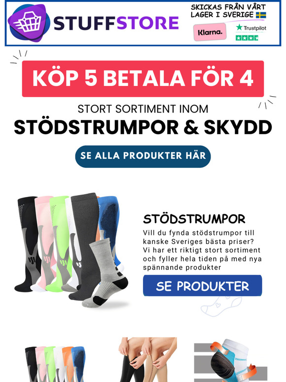 Köp 5 betala för 4 💙 Mängdrabatt just nu!