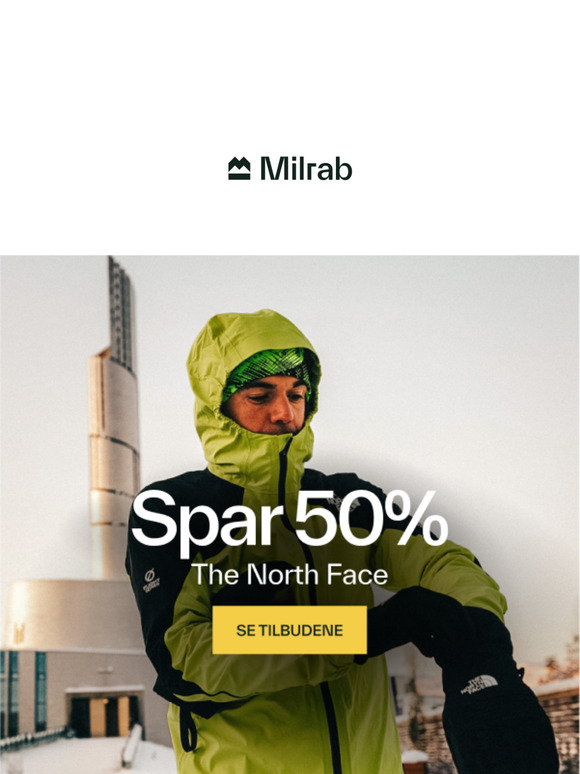 Nå: -50% på The North Face! 😱