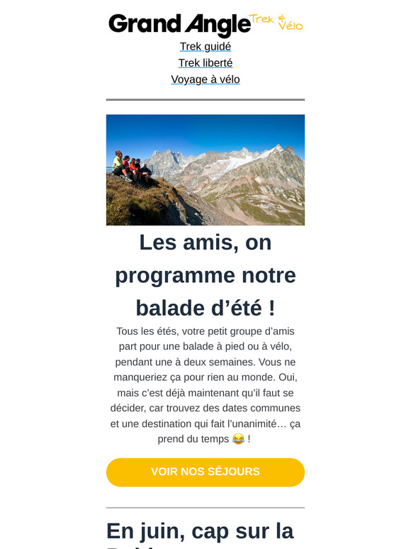 Les amis, on programme notre balade d’été !