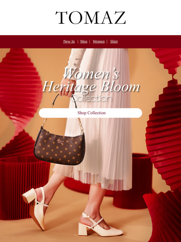 Step into Heritage Bloom Collection for Women's today!